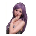 CHW-15 Grey-Purple Long Cosplay Hair Wig