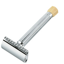 Merkur Progress chrome double edge DE razor exlong handle