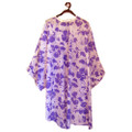 RP 803 purple floral sleeved cape 50x60i