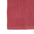 Cotton spa towel 16x32in 100g, purple red 12pc/pk