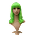 96SK#green synthetic hair wig