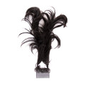HO-BH-C1 Hair piece with comb, black