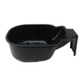 DB-43239 350ml black dye bowl rect w hoo