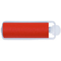 Red elastic foam curler 22x70mm 6pc/pk