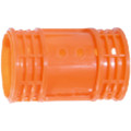 Orange 38mm hollow magnetic roller 12pc/pk
