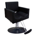 9026-WR6B-001 styling chair, black