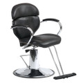 2201K-WR2-001 threading/styling chair,  black