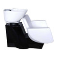 32804CHI-009-CF shampoo basin chair set,  white