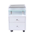 2703M-IV-IID-09 beauty trolley with 2 drawers