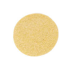1-RD-BG Round facial sponge, T12mm, beige