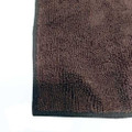 Microfibre spa towel 16x32in 100g, dark brown 12pc/pk