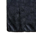 Microfibre spa towel 16x32in 95g, black 12pc/pk