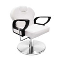 31307J-WR2-3065A barber/threading chair, white