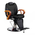 31307S-WR1-001 barber chair, black