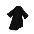 CC-I-L Cutting cape with long sleeves, black 137cm x 125cm