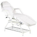 3558D-III-09-WE-S three section facial massage bed, white