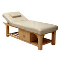 3733I-II-29-WDM two section facial bed, brown