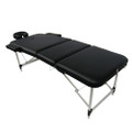 3729F-III-001-L Portable Massage Table, black