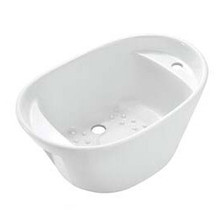 PSC-2-009 ceramic footbath with hot/cold water
