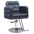 9030-WR6-001-V vintage styling chair, black