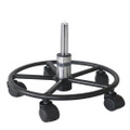 RB Black round base with ABS castors and gas pump D44cm
