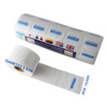 999A-009-5 disposable neck strip bib sticker roll of 5  white
