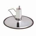 WR-2 chrome round base with hydraulic pump for styling chair