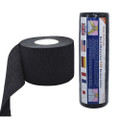 999A-001-5 disposable neck strip bib sticker roll of 5  black