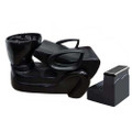 32805CH-1-BF-E shampoo basin bed set, black