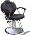 2201S-12-01   barber chair, black