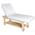 HZ-3369-II Two section facial massage bed with wooden frame