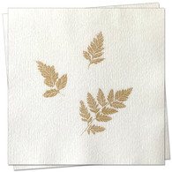 Gold Fern Dinner Napkin