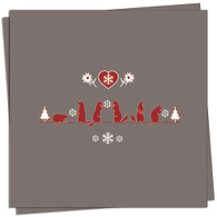 Beaver Grey Dinner Napkin