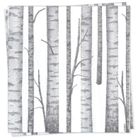 Grey Forest Dinner Napkin 