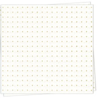Cosmos White + Gold Dinner Napkin