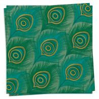 Peacock Cocktail Napkin