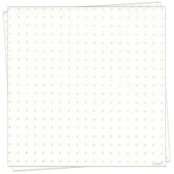 Cosmos White + Silver Dinner Napkin