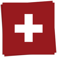 Swiss Cross Cocktail Napkin