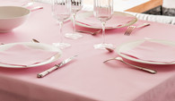 Powder Pink Paper Tablecloth