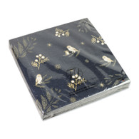 Baby Chouette Navy Blue Dinner Napkin