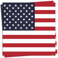 Stars and Stripes Cocktail Napkin