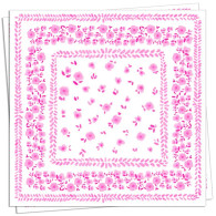  Bandana Rose Dinner Napkin