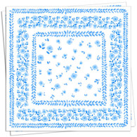 Bandana Blue Dinner Napkin
