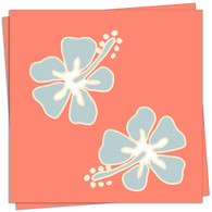 Hibiscus Corail Dinner Napkin