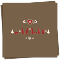 Beaver Taupe Dinner Napkin