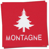 Montagne Red Dinner Napkin