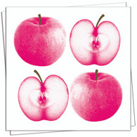 Fuchsia Apples Dinner Napkin