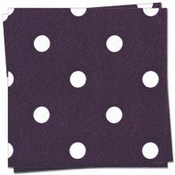 Aubergine Dots Dinner Napkin