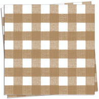Bistro Taupe Cocktail Napkin