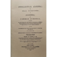 Intellectual Algebra 1847